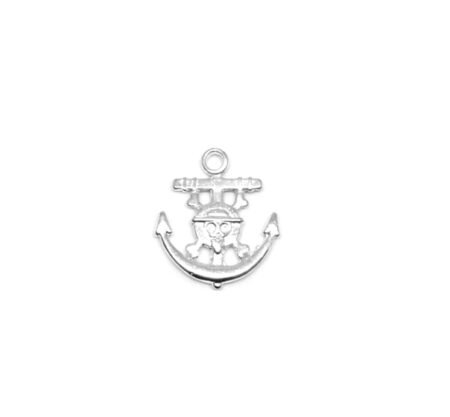 Skull Anchor Charm