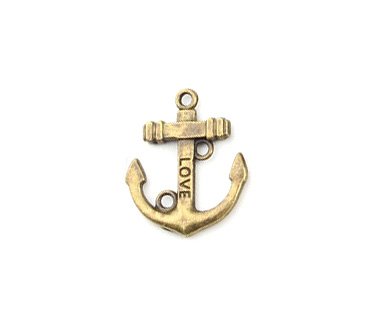 Gold Anchor Charm