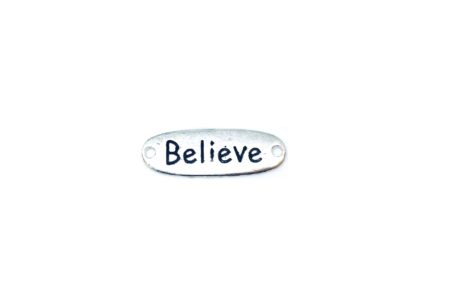 Believe Charm for Jewelry Making