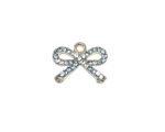 Rhinestone Bow Charm