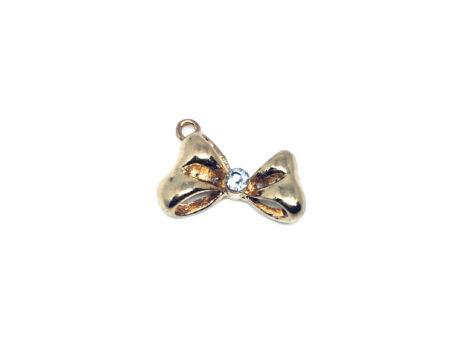 Gold Bow Charm