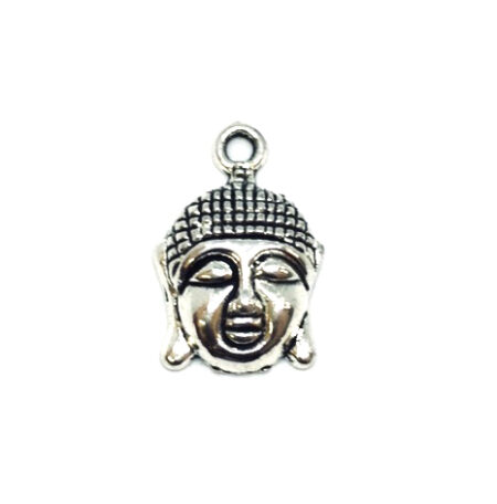 Silver Buddha Charm