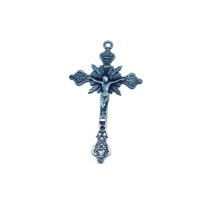 Silver Crucifix Charm