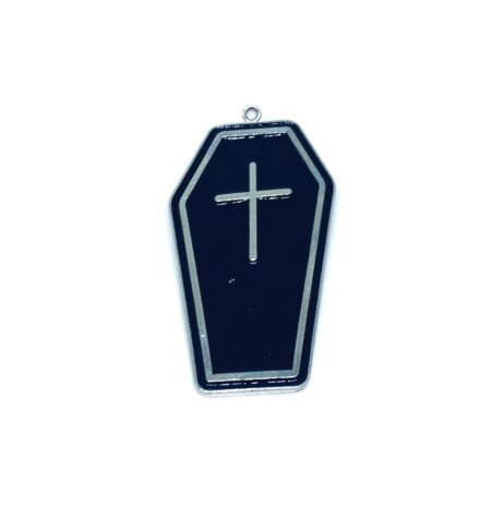 Coffin Cross Charm