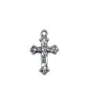 Silver Vintage Cross Charm