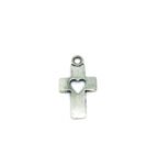 Cross Heart Charm