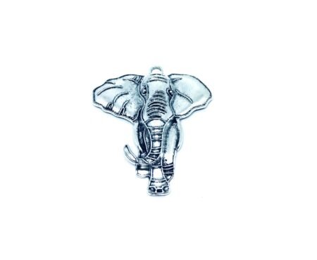 Silver Elephant Charm