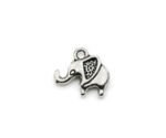 Tiny Silver Elephant Charm