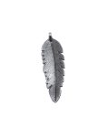 Silver Feather Charm