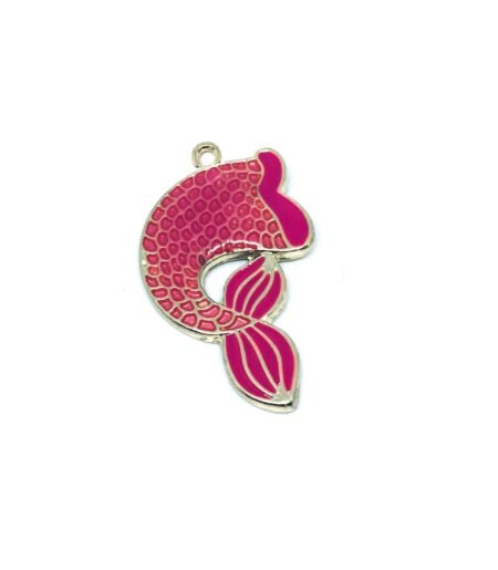 Red Enamel Fish Charm