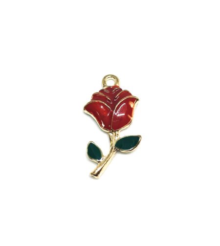 Rose Flower Charm