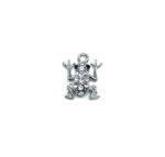 Rhinestone Frog Charm