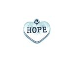 Heart-shaped Hope Charm