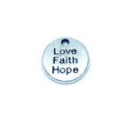 Love Hope Faith Charm