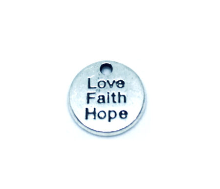 Love Hope Faith Charm