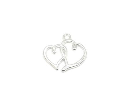 Double Heart Charm