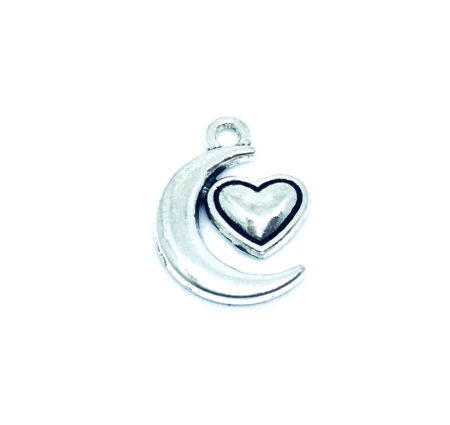 Star Moon Heart Charm