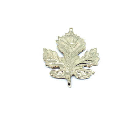 Gold Maple Leaf Charm