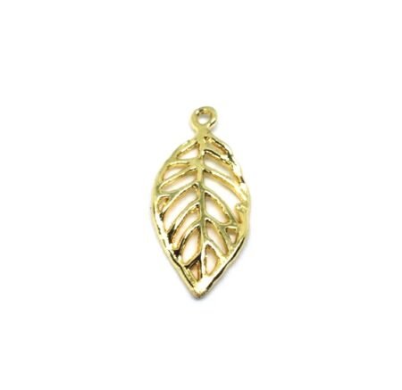 Gold Leaf Charm