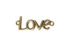 Gold Love Charm For Bracelet