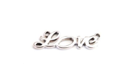 Silver Love Charm For Bracelet