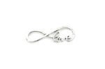 Infinite Love Charm Silver