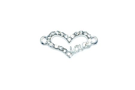 Crystal Heart Love Charm