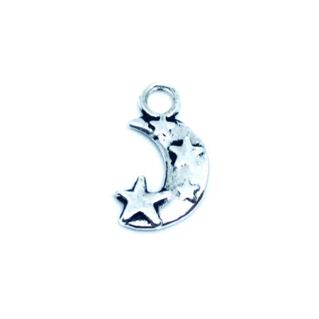 Crescent Moon And Star Charm