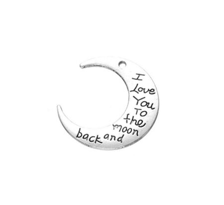 To The Moon And Back Charm