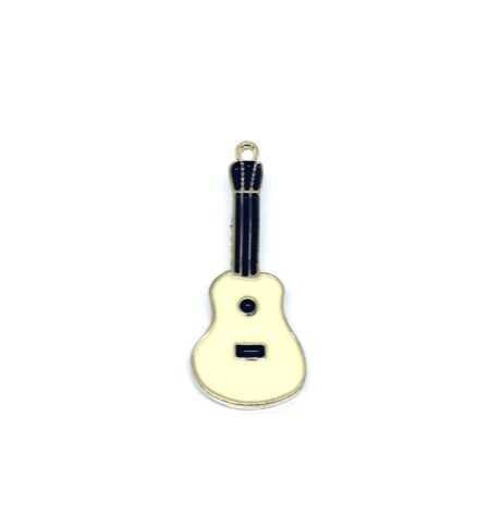 Enamel Guitar Charm