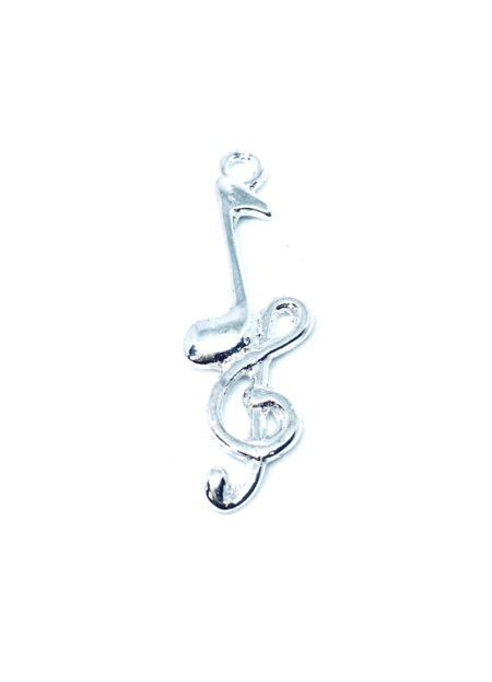 Treble Clef and Eighth note Music Charm