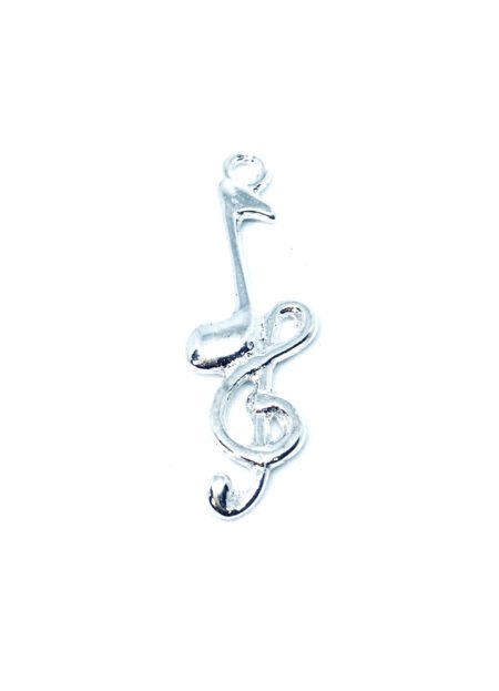 Treble Clef and Eighth note Music Charm