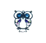 Crystal Owl Charm