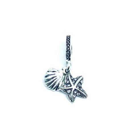 Starfish and Seashell Charm