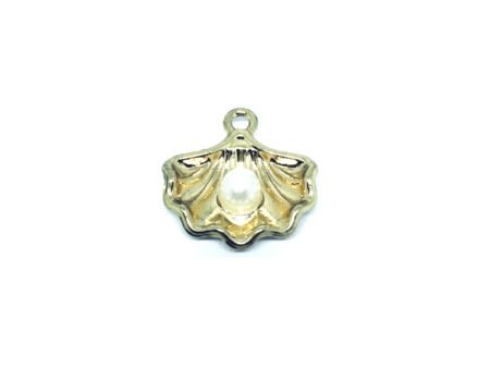 Gold Seashell Charm