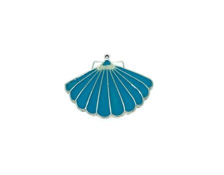 Enamel Seashell Charm