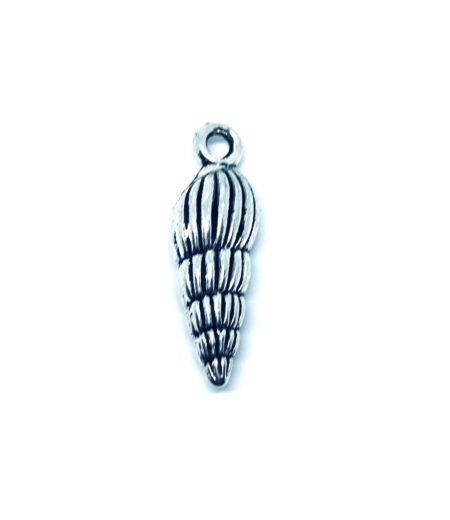 Seashell Charm Silver