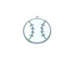 Enamel Softball Charm