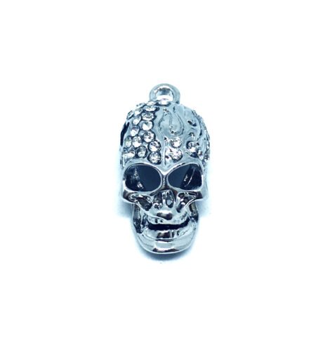 Crystal Skull Charm