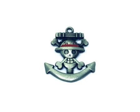 Anchor Skull Charm