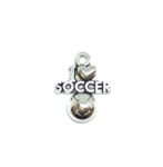 'I Love Soccer' Charm