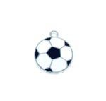 Soccer Enamel Charm