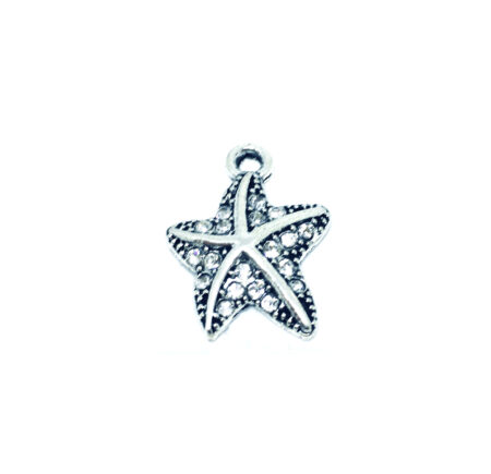 Crystal Starfish Charm