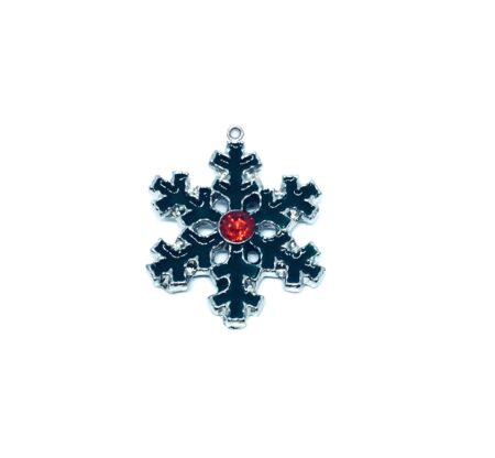 Snowflake Enamel Charm