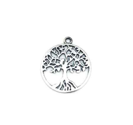 Tree Of Life Silver Charm