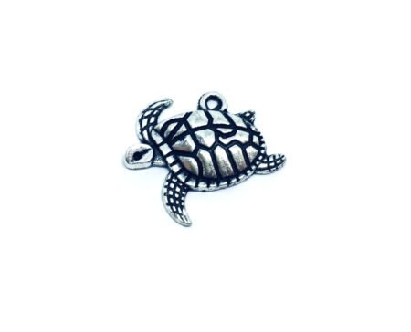 Silver Turtle Charm