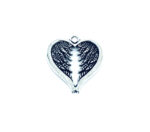 Heart Wing Charm