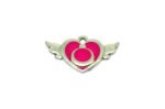 Heart With Wings Enamel Charm