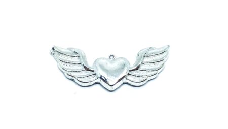 Heart With Wings Charm