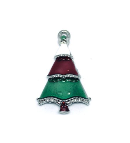 Christmas Tree Enamel Charm